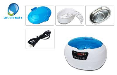 China Plastic Blue Household Ultrasonic Cleaner Jewelry Eyeglasses Dental JP-890 for sale