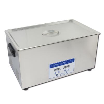 China líquido de limpeza ultra-sônico de Benchtop do SUS da indústria 480W/22L com calefator JP-080S à venda