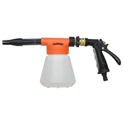 China Spray Foam Easy-Using Auto Car Care Soap Foam Cleaning Gun With Tapered Bottle for sale