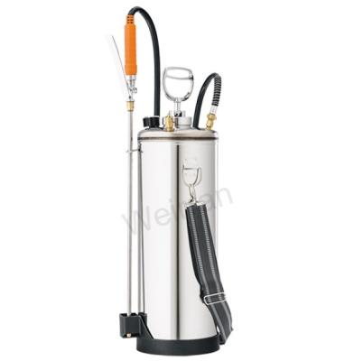 China Manual Garden Backpack 8L Stainless Steel Pressure Sprayer for sale