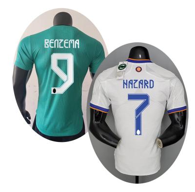 China Quick-drying 2022 Madrid jersey football t-shirt jersey player version jersey thailand new soccer wear for sale