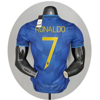 China thai quick-drying new season football singlet club football player club solid version ronaldo shirt for sale