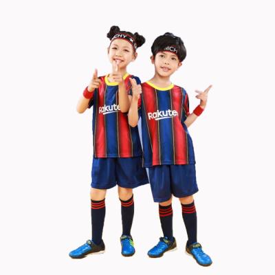 China Quick-Drying Quick-Drying Soccer Team Kid Soccer Jersey Wear Customized Kids Soccer Jersey Kids Set Club Soccer Wear For Kids for sale