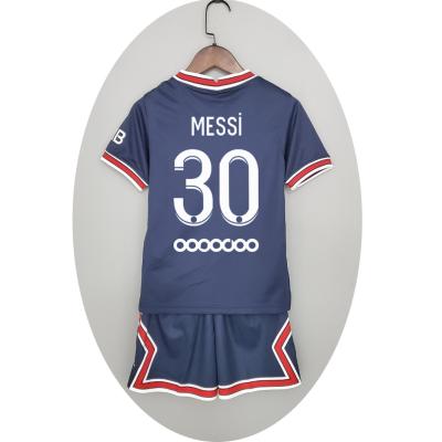 China Quick-drying 2022 jersey set Ronaldo #7 Messi #30 Neymar #10 soccer jerseys soccer jersey uniform set for sale