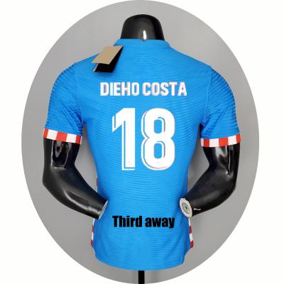 China 2021/2022 Cheap Quick-drying Custom Sublimation Soccer Jersey Camisetas De Futbol Football Jersey Football Wear for sale