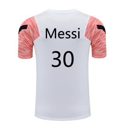 China Quick-drying training club suit soccer jerseys 20/21 Messi football wear football uniform hot selling t-shirt for sale