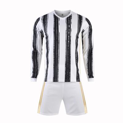 China Quick-Drying Customized Team Hot Selling Long Sleeve Football Shorts Uniform Wholesale Original New Football Jersey Sports Sublimation Pattern for sale