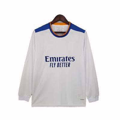 China Quick-drying top quality custom club player name number on soccer jersey long sleeve football uniforms for sale