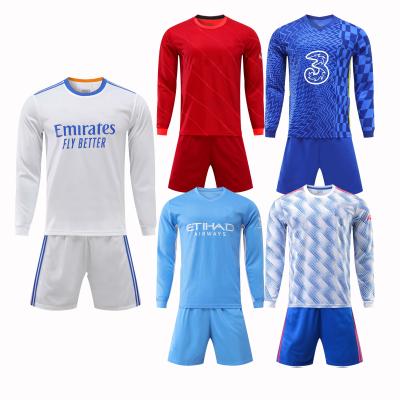 China New Club Quick-drying long sleeve soccer league wear long sleeve soccer jersey long sleeve soccer uniform 2022-2021 season for sale