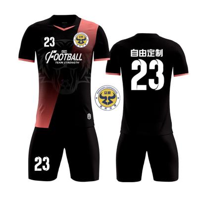 China Quick-drying wholesale sportswear set custom custom adult soccer free wear quality training soccer jersey for sale