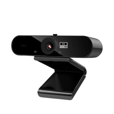 China 2K Video Chat Webcam For PC USB Webcam With Dual Microphone Online Chat Web Camera for sale