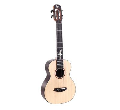 China Solid Top Fir China Made Wholesale High Quality Satin Finish Solid Top Rosewood 23 Inch Concert Ukulele for sale