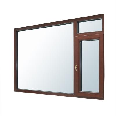 China Best Fixed Selling Aluminum And Wood Window Design Tempered Warm Edge Low-E Insulating Glass With Imported Special Hardware for sale