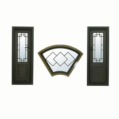 China XINRUINENG Fixed Antique Aluminum Impact Windows Casements And Sliding Doors Soundproof Windows Energy Efficient Designs for sale