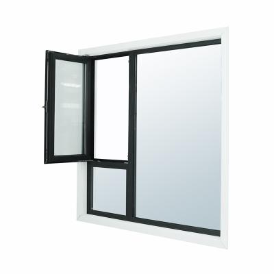 China Best Selling Fixed European Style Aluminum Glass Casement Double Glazed Windows And Doors System Storm Window Energy Saving OEM for sale