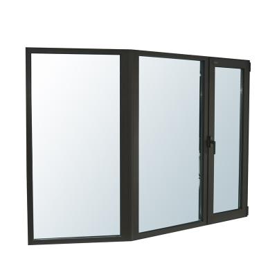 China Fixed energy-saving thermal steel glass windows profile cut-off bridge aluminum alloy broken doors and windows casement for sale