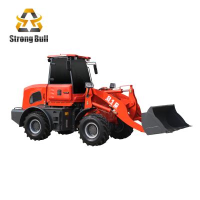 China China Fashion Hotels 1.6 Ton Mini Front End Mini Excavator Wheelloader Small Diesel Engine Radlader for sale