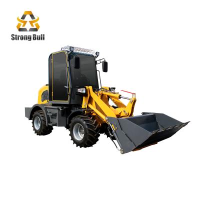 China Hotels Construction Machinery CE Approved ZL08 ER10 1.0T Articulated Front End Loader Mini Wheel for sale