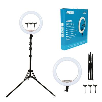 China JiYi PORTABLE Ring Lights 60W 3000-6500k Professional Photography Led 18 Inch Ring Light With Tripod Stand Outdoor for sale