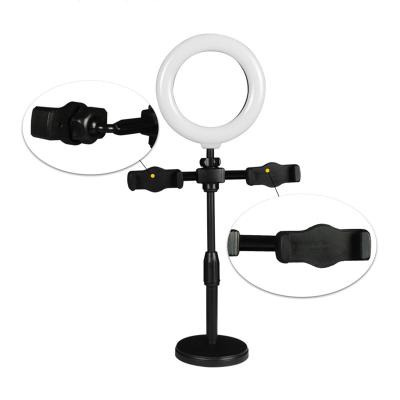 China Mini Photography Fill Ring Light Table Stand Circle Ring Table Light for Table for sale