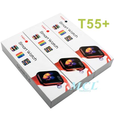 China 2021 New Arrival 3G Touch Screen BT Call Smart Watch T500 W26 Plus Series 6 Wristband Band Smartwatch T55+ Smartwatch for sale