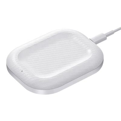 China Mini Fast Wireless Charger Delivery Qi Wireless Charger Dock Station Base for AirPods pro Earbuds Wireless Fast Charging Pad for sale