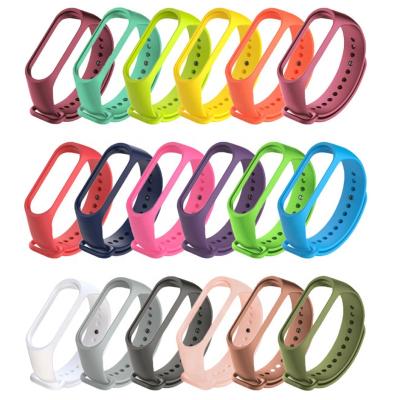 China Lots of New Running Silicone Replacement Strap Watch Strap Strap MI Band 5 Strap for Xiaomi MI Band 5 for sale