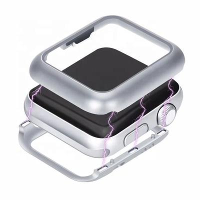 China High Quality Magnetic Anti-fall Protect Cover For Apple Watch Case Metal Case For iWatch 38mm 42mm for sale