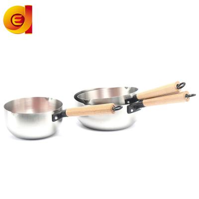 China Stainless Steel Milk&sauce Pot Stove New Design Sustainable Japanese Cooking Pan for sale