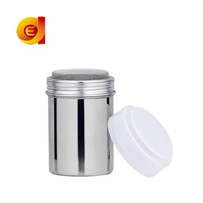 China Sustainable Korean Style Stainless Steel Seasoning Bottle Net Cover Sprinkle Pepper Bottle for sale