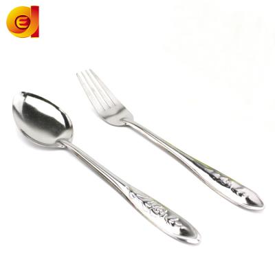 China Sustainable Modern Style Mounted Style Stainless Steel Spoons And Forks for sale