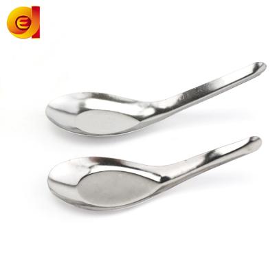 China Wholesale 410 Stainless Steel Flat Spoons Customized Thick And Thin Cheap Viable for sale