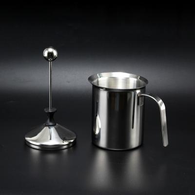 China Sustainable Stainless Steel Hand Milk Frother Milk Frother Coffee Maker for sale