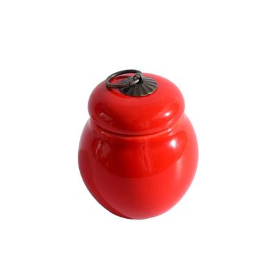 China Mini Tea Canister Microwavable Powder Canister Small Ceramic Sealing Tank for sale