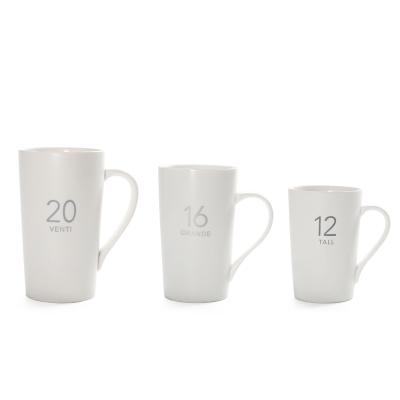 China Factory Wholesale Custom Disposable Logo Sublimation Mug White Ceramic Personalized Ceramic Mug With Spoon In Handle for sale