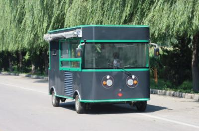 China Galvanized sheet metal stainless steel rounded corner electric food carts en venta