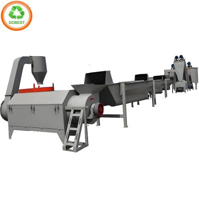 China Garment Shops Waste Plastic Recycling Machine PP PE HDPE Flakes Washing Recycling Line for sale