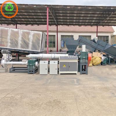 China Clean Plastic Pellets Production Equipment Waste PP PE Plastic Water Ring Granulator for sale