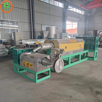 China Clean Plastic Pellets Production Made Easy with 55-200KW Power Plastic Pelletizing Line for sale