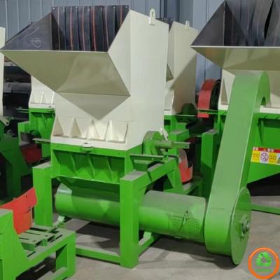 China 800kg/h High PE Nylon PP Woven Plastic Bag Pipe Tube Barrel Crusher Machine Recycling for sale