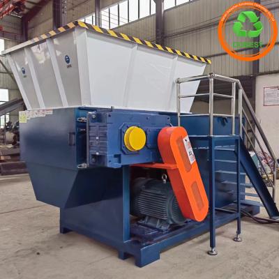 China Fabric Clothes Nylon Strips Textile Single Shaft Shredder for 1500-2500kg/h Capacity for sale