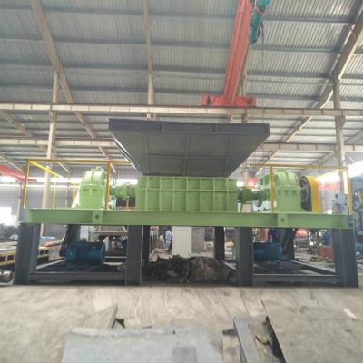 China High Productivity Building Material Shops PP Double Shaft Shredder with 22kW Power for sale