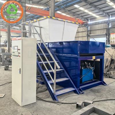 China Low Noise Scrap Shredder for Large Torque Recycling of Nylon Strips and Textile Waste for sale