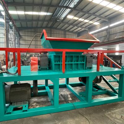 China Old Leather Hard Plastic Polystyrene Foam Twin Shaft Hob Shredder with Customized LOGO for sale