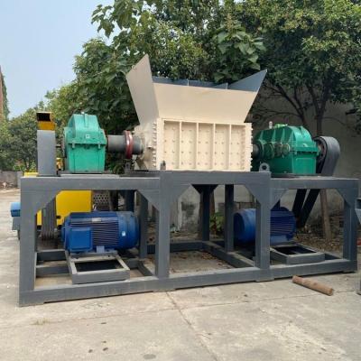 China Easy Operation Double Shaft Waste Tyre Shredder Twin Shaft Aluminum Crusher Machines for sale