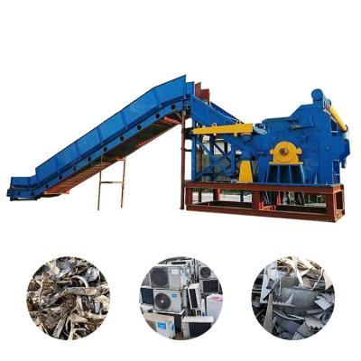 China 45KW Scrap Car Motorcycle Tyre Rubber Crushing Machines Waste Tires Metal Scrap Bicycle Plastic Recycle Shredder Machines for sale