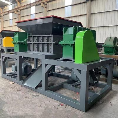 China 1400 kg Fully Automatic Waste Industrial Timber Wood Pallet Double Shaft Shredder Scrap Metal Shredding Machine for sale