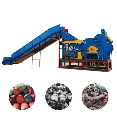 China 37-45KW Motor Power Scrap Metal Hammer Mill Crusher for Colored Steel Tile Crushing for sale