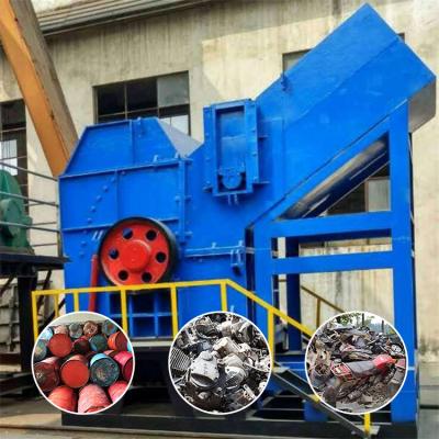 China 3200KG Scrap Metal Recycling with Car Body Cans Shredding Machine Hammer Mill Crusher for sale