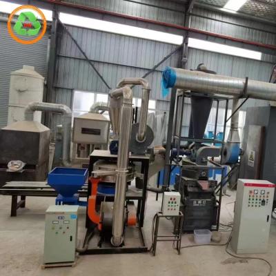 China 55KW Waste Copper And Aluminum Radiator Separator Machine Direct Aluminum Recycle for sale